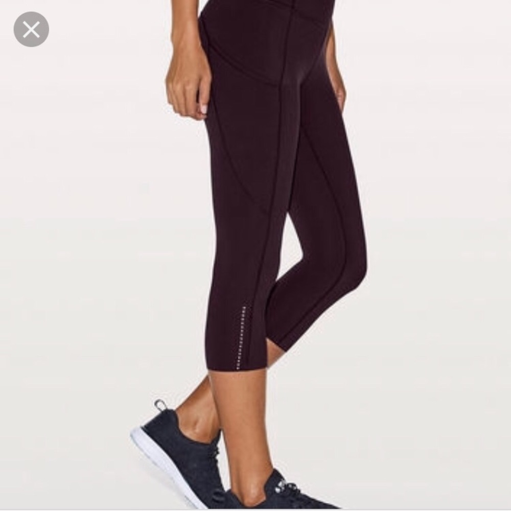 Lululemon Run Fast and Free crop